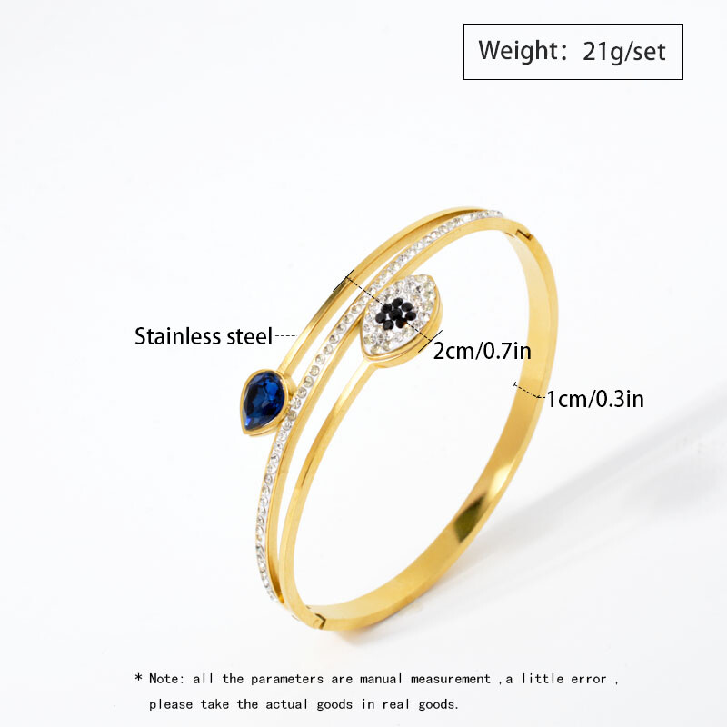 ZEADear Jewelry rozsdamentes acél karkötő Életfa kék szemek kígyógyöngy cirkon masni Törökország Boho arany karperec a legjobb ajándék