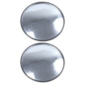 2x samolepiace okrúhle konvexné spätné zrkadlo s vonkajším priemerom 95 mm, bočné zrkadlo
