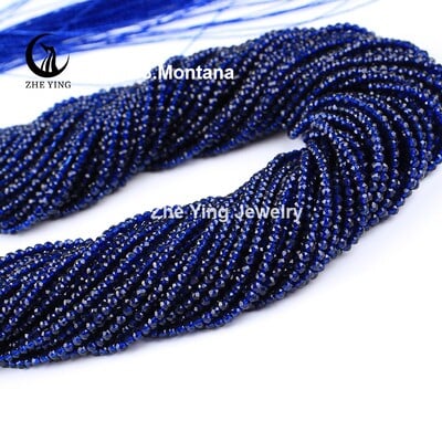 2 mm 3 mm vysoko kvalitné ametystové fialové korálky, hydro okrúhle fazetované krištáľové medzery, sklenené korálky, náramok, DIY výroba šperkov, 5 prameňov