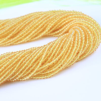2 mm 3 mm vysoko kvalitné ametystové fialové korálky, hydro okrúhle fazetované krištáľové medzery, sklenené korálky, náramok, DIY výroba šperkov, 5 prameňov