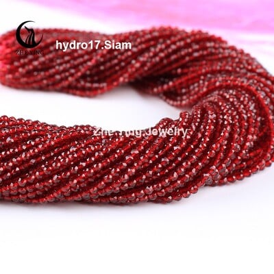2 mm 3 mm vysoko kvalitné ametystové fialové korálky, hydro okrúhle fazetované krištáľové medzery, sklenené korálky, náramok, DIY výroba šperkov, 5 prameňov