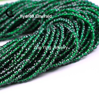 2 mm 3 mm vysoko kvalitné ametystové fialové korálky, hydro okrúhle fazetované krištáľové medzery, sklenené korálky, náramok, DIY výroba šperkov, 5 prameňov