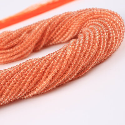 2 mm 3 mm vysoko kvalitné ametystové fialové korálky, hydro okrúhle fazetované krištáľové medzery, sklenené korálky, náramok, DIY výroba šperkov, 5 prameňov
