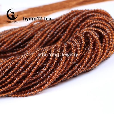2 mm 3 mm vysoko kvalitné ametystové fialové korálky, hydro okrúhle fazetované krištáľové medzery, sklenené korálky, náramok, DIY výroba šperkov, 5 prameňov