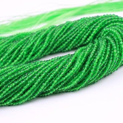 2 mm 3 mm vysoko kvalitné ametystové fialové korálky, hydro okrúhle fazetované krištáľové medzery, sklenené korálky, náramok, DIY výroba šperkov, 5 prameňov