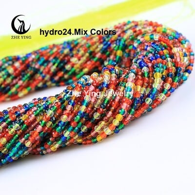 2 mm 3 mm vysoko kvalitné ametystové fialové korálky, hydro okrúhle fazetované krištáľové medzery, sklenené korálky, náramok, DIY výroba šperkov, 5 prameňov