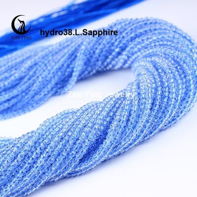 2 mm 3 mm vysoko kvalitné ametystové fialové korálky, hydro okrúhle fazetované krištáľové medzery, sklenené korálky, náramok, DIY výroba šperkov, 5 prameňov