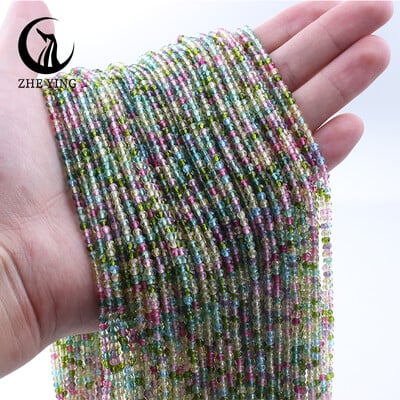 2 mm 3 mm vysoko kvalitné ametystové fialové korálky, hydro okrúhle fazetované krištáľové medzery, sklenené korálky, náramok, DIY výroba šperkov, 5 prameňov
