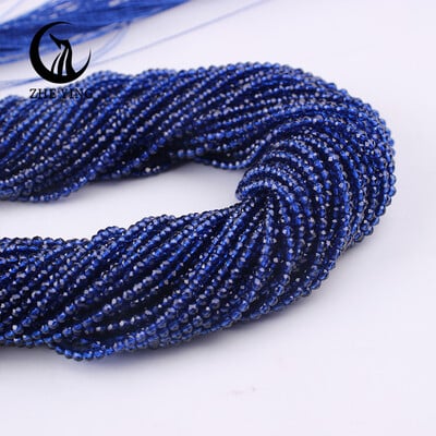 2 mm 3 mm vysoko kvalitné ametystové fialové korálky, hydro okrúhle fazetované krištáľové medzery, sklenené korálky, náramok, DIY výroba šperkov, 5 prameňov