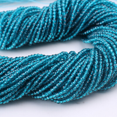 2 mm 3 mm vysoko kvalitné ametystové fialové korálky, hydro okrúhle fazetované krištáľové medzery, sklenené korálky, náramok, DIY výroba šperkov, 5 prameňov