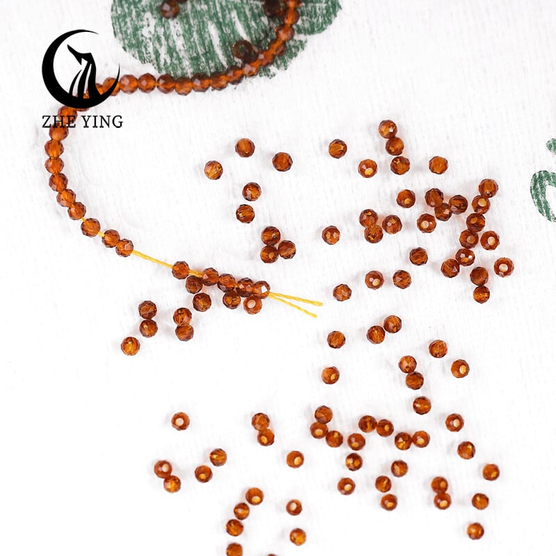 2 mm 3 mm vysoko kvalitné ametystové fialové korálky, hydro okrúhle fazetované krištáľové medzery, sklenené korálky, náramok, DIY výroba šperkov, 5 prameňov
