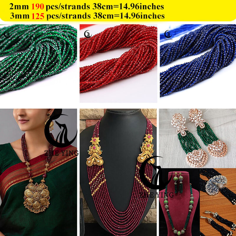 2 mm 3 mm vysoko kvalitné ametystové fialové korálky, hydro okrúhle fazetované krištáľové medzery, sklenené korálky, náramok, DIY výroba šperkov, 5 prameňov