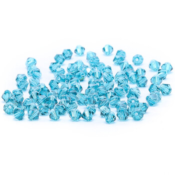 300 τμχ Εκλεκτές 4mm Bicone Loose Crystal Beads for Jewelry Making Accessories 001-020