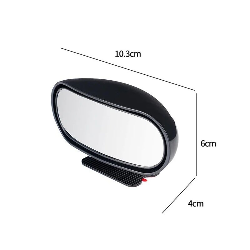 360-stupňové nastaviteľné širokouhlé bočné spätné zrkadlo, konvexné zrkadlá pre slepý uhol, pomocné spätné zrkadlo pre parkovanie pri cúvaní