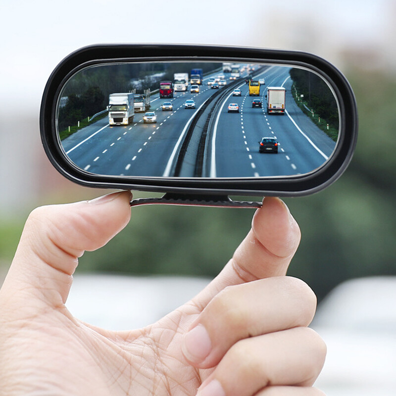 Univerzálne pomocné spätné zrkadlo do auta, 360-stupňové otočenie, nastaviteľné širokouhlé bočné spätné zrkadlo, parkovací asistent pre mŕtvy uhol
