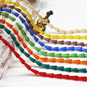 4 Κρυστάλλινες χάντρες σε σχήμα πύργου 6 χιλιοστών Αυστριακές κωνικές γυάλινες χάντρες Χαλαρές χάντρες για κοσμήματα DIY βραχιόλι κολιέ