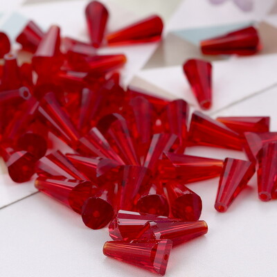 4 Κρυστάλλινες χάντρες σε σχήμα πύργου 6 χιλιοστών Αυστριακές κωνικές γυάλινες χάντρες Χαλαρές χάντρες για κοσμήματα DIY βραχιόλι κολιέ