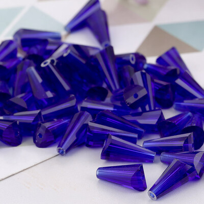 4 Κρυστάλλινες χάντρες σε σχήμα πύργου 6 χιλιοστών Αυστριακές κωνικές γυάλινες χάντρες Χαλαρές χάντρες για κοσμήματα DIY βραχιόλι κολιέ