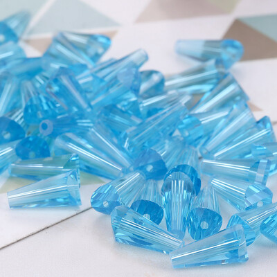 4 Κρυστάλλινες χάντρες σε σχήμα πύργου 6 χιλιοστών Αυστριακές κωνικές γυάλινες χάντρες Χαλαρές χάντρες για κοσμήματα DIY βραχιόλι κολιέ