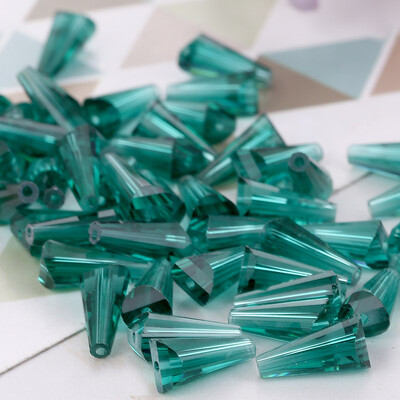 4 Κρυστάλλινες χάντρες σε σχήμα πύργου 6 χιλιοστών Αυστριακές κωνικές γυάλινες χάντρες Χαλαρές χάντρες για κοσμήματα DIY βραχιόλι κολιέ