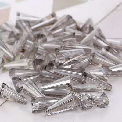 4 Κρυστάλλινες χάντρες σε σχήμα πύργου 6 χιλιοστών Αυστριακές κωνικές γυάλινες χάντρες Χαλαρές χάντρες για κοσμήματα DIY βραχιόλι κολιέ