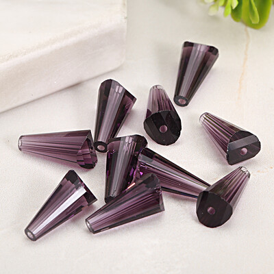 4 Κρυστάλλινες χάντρες σε σχήμα πύργου 6 χιλιοστών Αυστριακές κωνικές γυάλινες χάντρες Χαλαρές χάντρες για κοσμήματα DIY βραχιόλι κολιέ