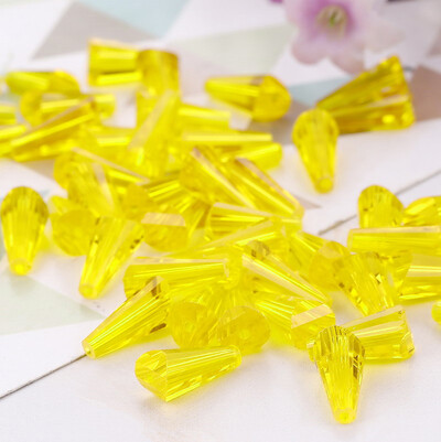 4 Κρυστάλλινες χάντρες σε σχήμα πύργου 6 χιλιοστών Αυστριακές κωνικές γυάλινες χάντρες Χαλαρές χάντρες για κοσμήματα DIY βραχιόλι κολιέ