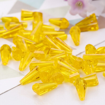 4 Κρυστάλλινες χάντρες σε σχήμα πύργου 6 χιλιοστών Αυστριακές κωνικές γυάλινες χάντρες Χαλαρές χάντρες για κοσμήματα DIY βραχιόλι κολιέ