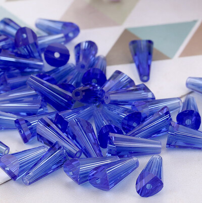 4 Κρυστάλλινες χάντρες σε σχήμα πύργου 6 χιλιοστών Αυστριακές κωνικές γυάλινες χάντρες Χαλαρές χάντρες για κοσμήματα DIY βραχιόλι κολιέ