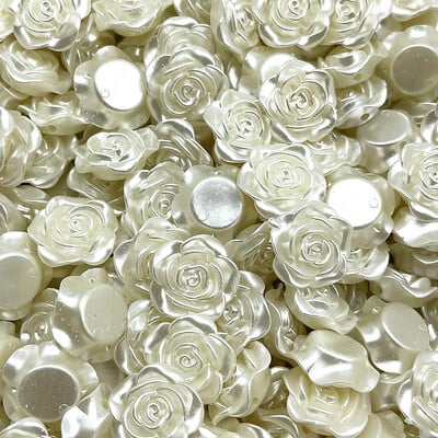15 bucăți 20 mm flori de trandafir de culoare acrilic mărgele distanțare libere pentru realizarea de bijuterii accesorii pentru brățari lucrate manual