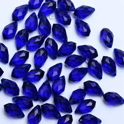 Mărgele de sticlă cu lacrimă de cristal austriac 50 buc Briolette Pandantiv cu picătură de apă Mărgele libere pentru realizarea de bijuterii, brățări DIY