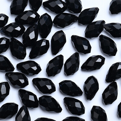 Mărgele de sticlă cu lacrimă de cristal austriac 50 buc Briolette Pandantiv cu picătură de apă Mărgele libere pentru realizarea de bijuterii, brățări DIY