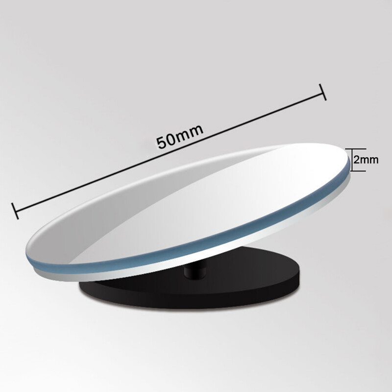 360 fokos HD holttér állítható 2db autó domború visszapillantó tükör autó tolató széles látószögű járműparkoló perem nélküli tükrökhöz