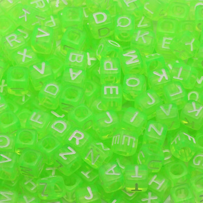 Mărgele acrilice cu litere mixte Mărgele pătrate alfabetizate libere pentru realizarea de bijuterii DIY accesorii pentru colier brățară lucrată manual 6*6mm