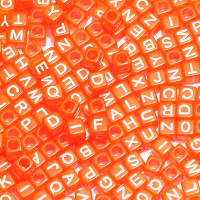 Mărgele acrilice cu litere mixte Mărgele pătrate alfabetizate libere pentru realizarea de bijuterii DIY accesorii pentru colier brățară lucrată manual 6*6mm