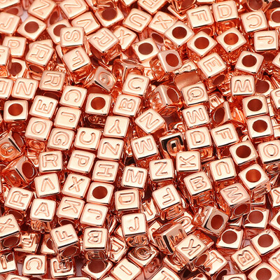 Mărgele acrilice cu litere mixte Mărgele pătrate alfabetizate libere pentru realizarea de bijuterii DIY accesorii pentru colier brățară lucrată manual 6*6mm