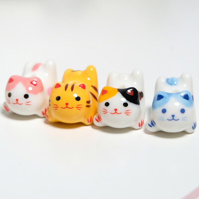 15x21mm vertikálny otvor Lucky Cat Anime Anime keramické korálky na výrobu šperkov DIY náramky náušnice náhrdelník porcelánové korálky