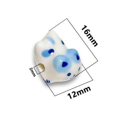 15x21mm vertikálny otvor Lucky Cat Anime Anime keramické korálky na výrobu šperkov DIY náramky náušnice náhrdelník porcelánové korálky