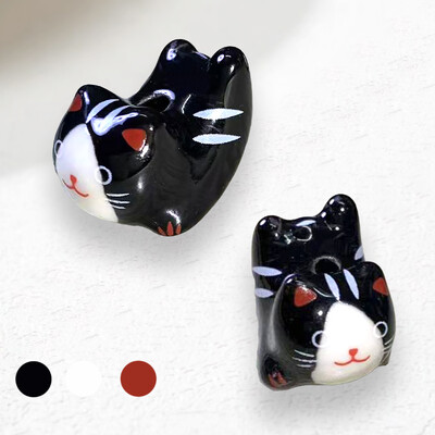 15x21mm vertikálny otvor Lucky Cat Anime Anime keramické korálky na výrobu šperkov DIY náramky náušnice náhrdelník porcelánové korálky