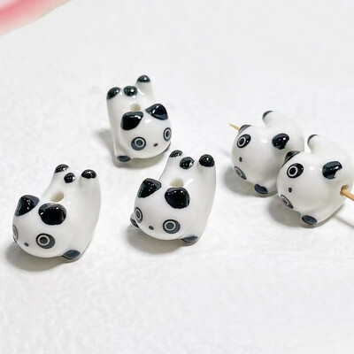 15x21mm vertikálny otvor Lucky Cat Anime Anime keramické korálky na výrobu šperkov DIY náramky náušnice náhrdelník porcelánové korálky