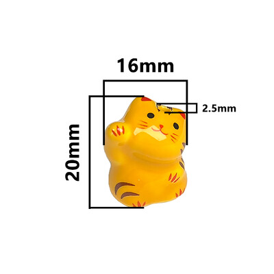 15x21mm vertikálny otvor Lucky Cat Anime Anime keramické korálky na výrobu šperkov DIY náramky náušnice náhrdelník porcelánové korálky