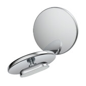 360°-ban állítható holttértükör autós kiegészítő visszapillantó konvex tükör kerek keretes széles látószögű tükrök