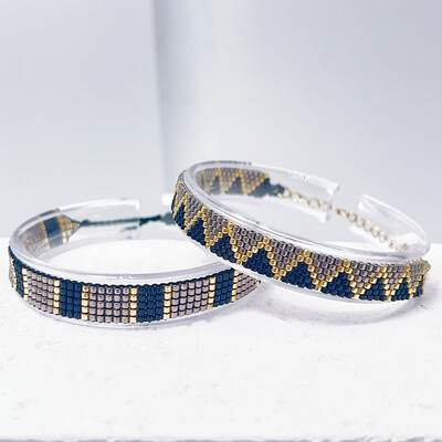 BLUESTAR jauna ģeometriska dizaina rokassprādze sievietēm nerūsējošā tērauda ķēde Pulseras Mujer Moda Cuff Miyuki rokassprādzes vairumtirdzniecība
