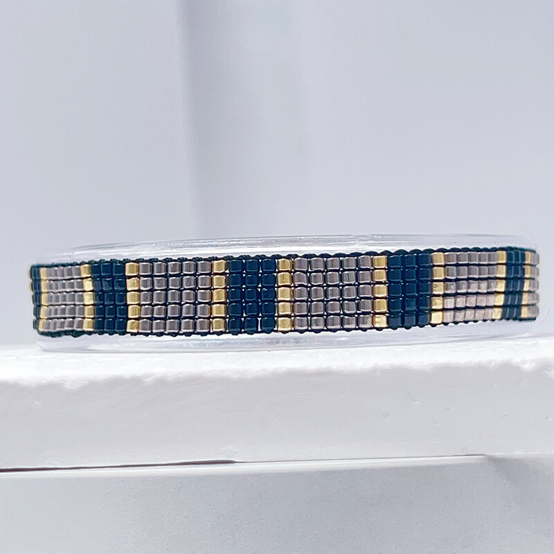 BLUESTAR Nový geometrický dizajnový náramok pre ženy s retiazkou z nehrdzavejúcej ocele Pulseras Mujer Moda Cuff Miyuki náramky veľkoobchod