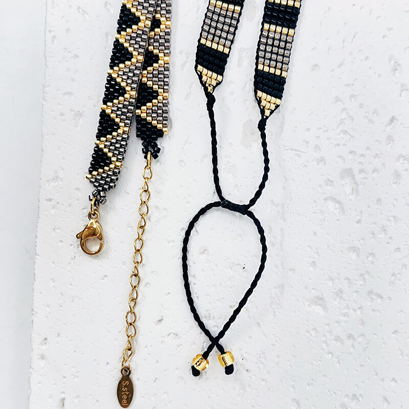 BLUESTAR Nový geometrický dizajnový náramok pre ženy s retiazkou z nehrdzavejúcej ocele Pulseras Mujer Moda Cuff Miyuki náramky veľkoobchod