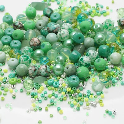 45 g Mješovite veličine šarene češke staklene perle labave okrugle razmaknice perle DIY narukvice privjesci ogrlice perle za izradu nakita