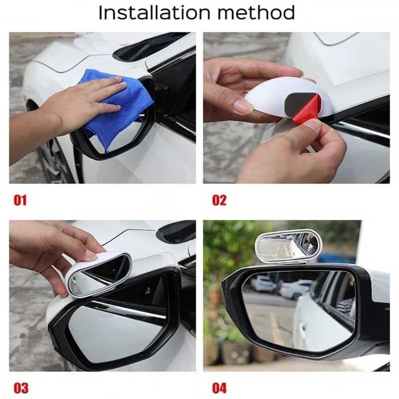 Univerzalno retrovizor za automobil 360° podesivi bočni stražnji retrovizori u obliku obrve za mrtve kutove Dodatna oprema za pomoćna retrovizora za parkiranje