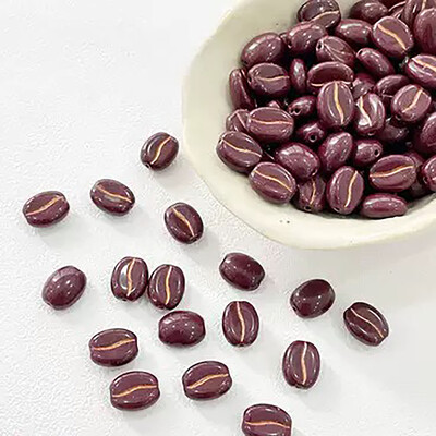 Mărgele de sticlă cehă Mărgele de cafea Mărgele libere Accesorii lucrate manual DIY