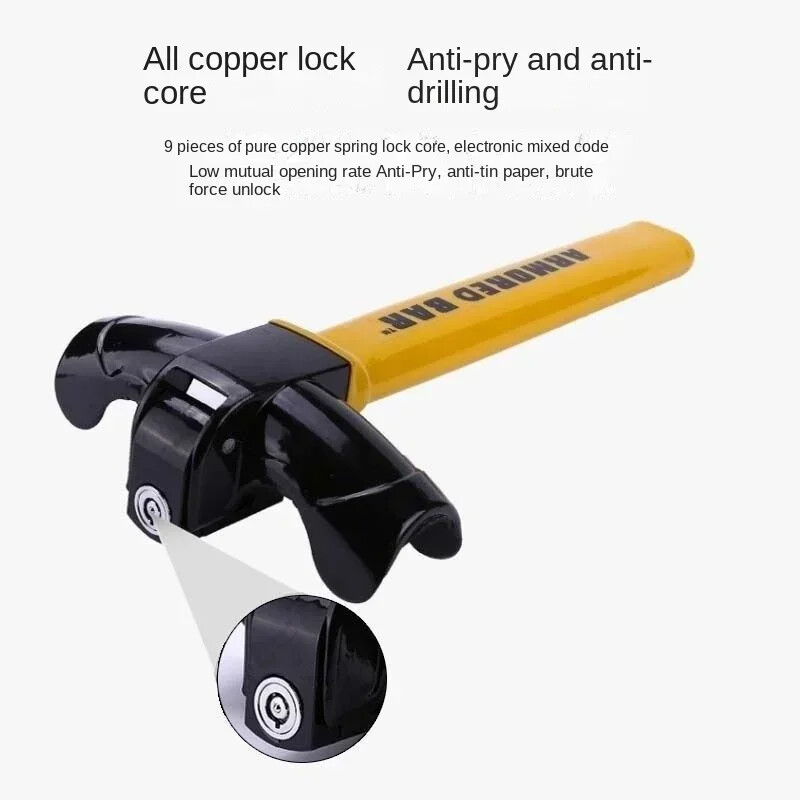 Blocare volan masina blocare volan tip T autoaparare blocare de siguranta auto blocare fata auto blocare antifurt