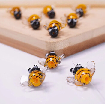 Bee Animal Glass Bead Направи си сам гривна Аксесоари за колие